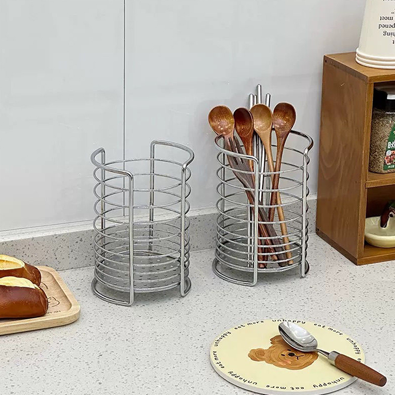 Kitchen Utensil Holder - Portautensili da Cucina, Scolapiatti per Posate,