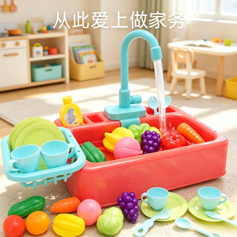 Kitchen Gadgets Kids - Set Giocattolo da Cucina in Plastica