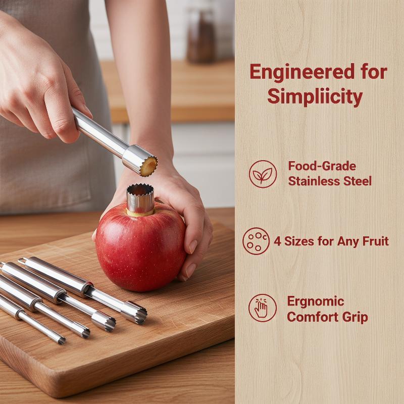 Kitchen Home Gadgets - Set di 4 Estrattori di Noccioli
