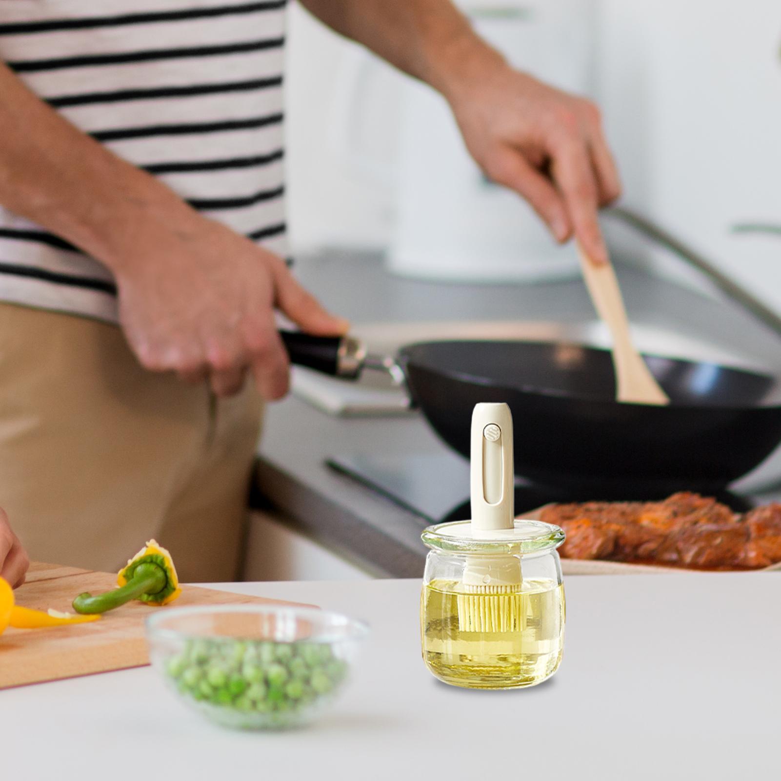 Kitchen Gadgets Dispenser Brush Holder - Dispenser di olio per cucina Bottiglia