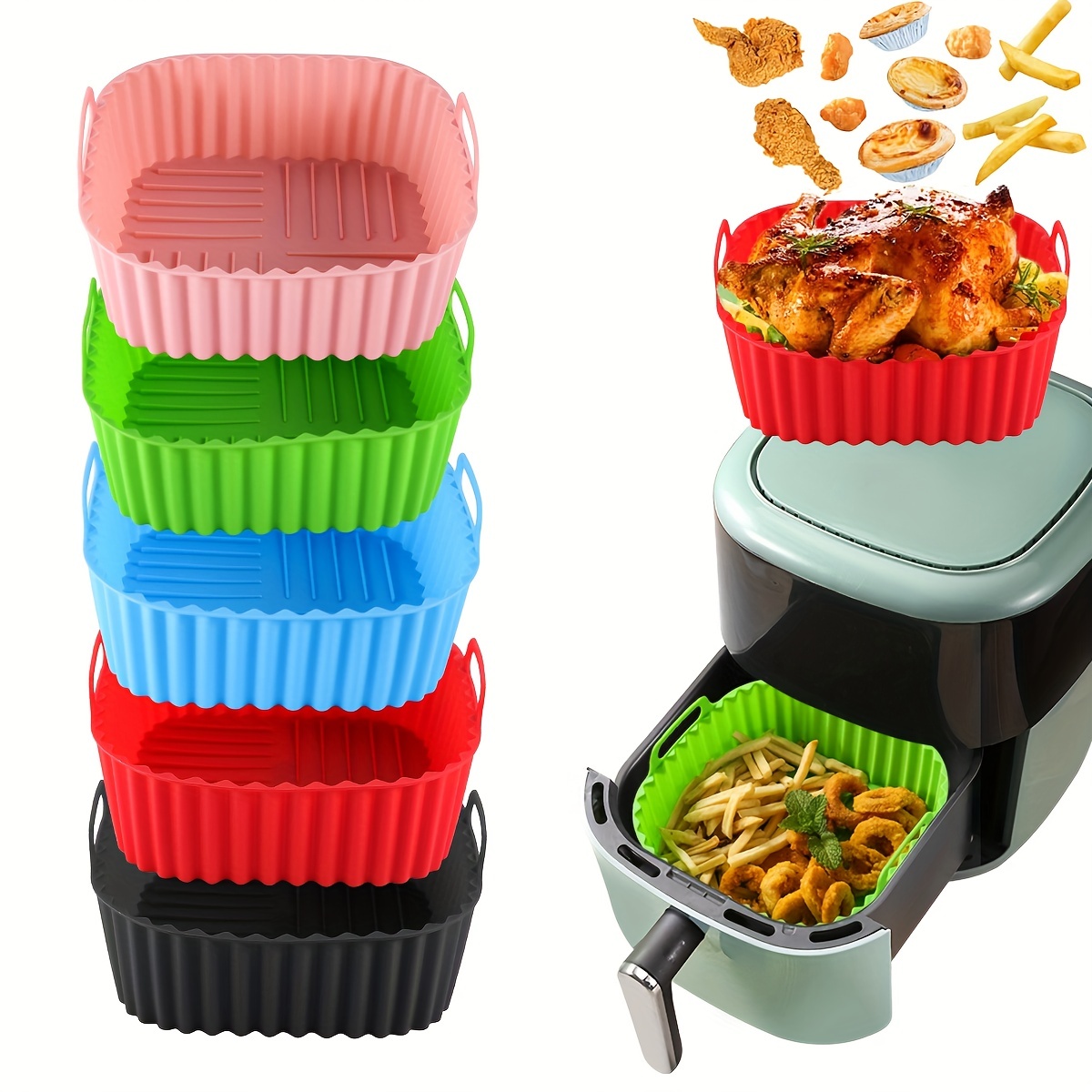 Kitchen Gadgets Baking - 1 rivestimento quadrato per friggitrice ad