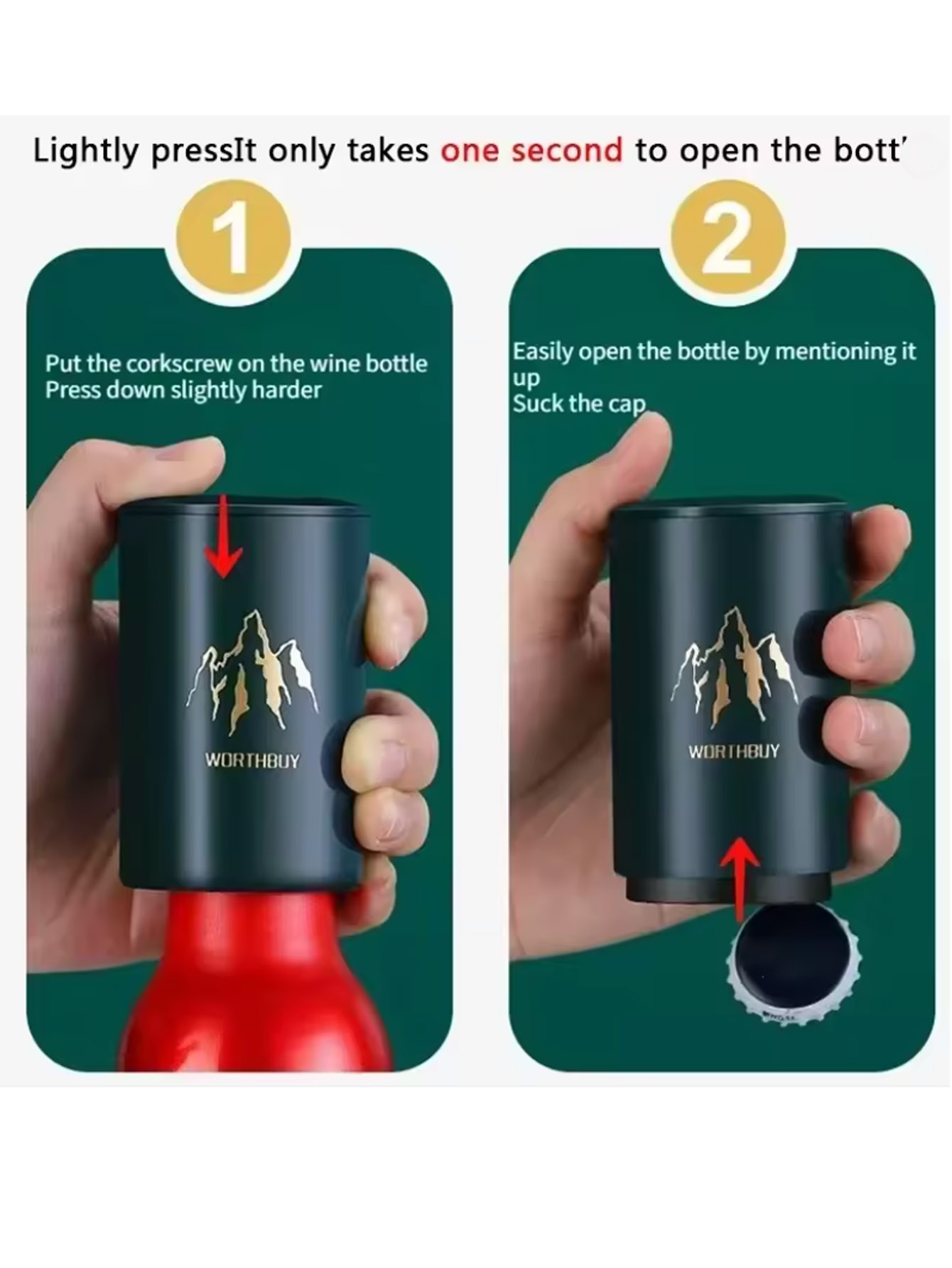 Kitchen Home Gadgets - 1 pz apribottiglie automatico per birra
