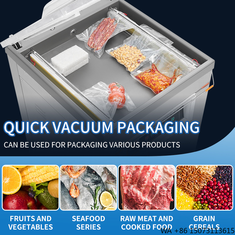 Food Vacuum Sealer - Sigillatrice Sottovuoto Verticale Monocamera DZ-500 Semiautomatica