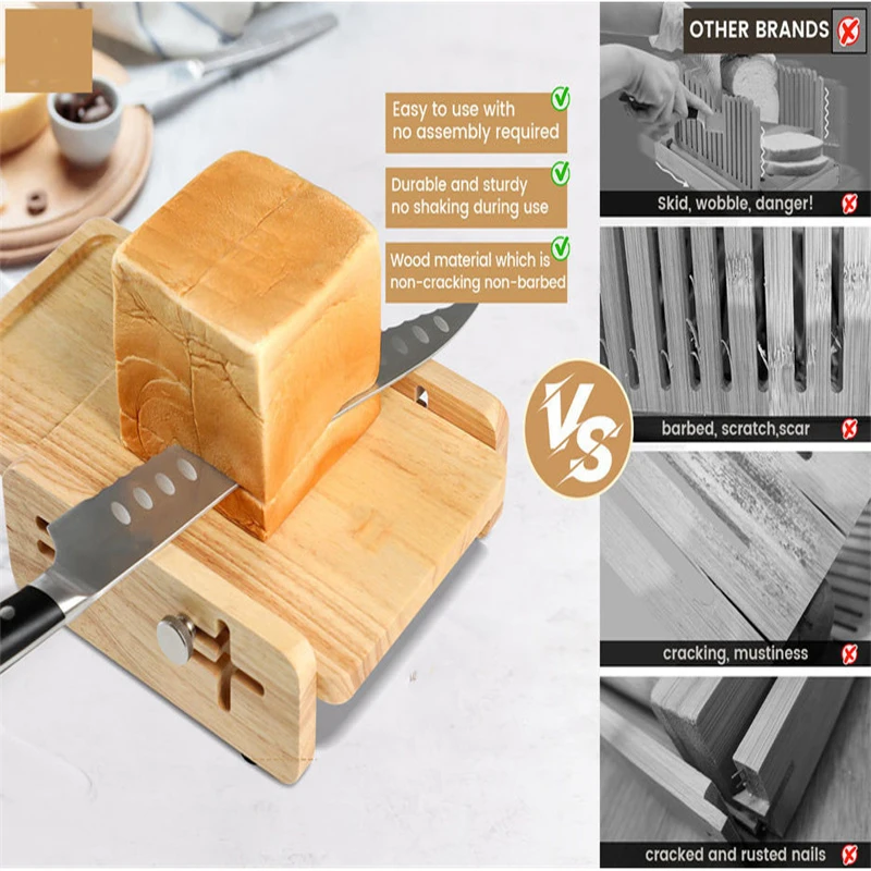 Kitchen Gadgets Guide - Tagliere Orizzontale per Pane con Vassoio