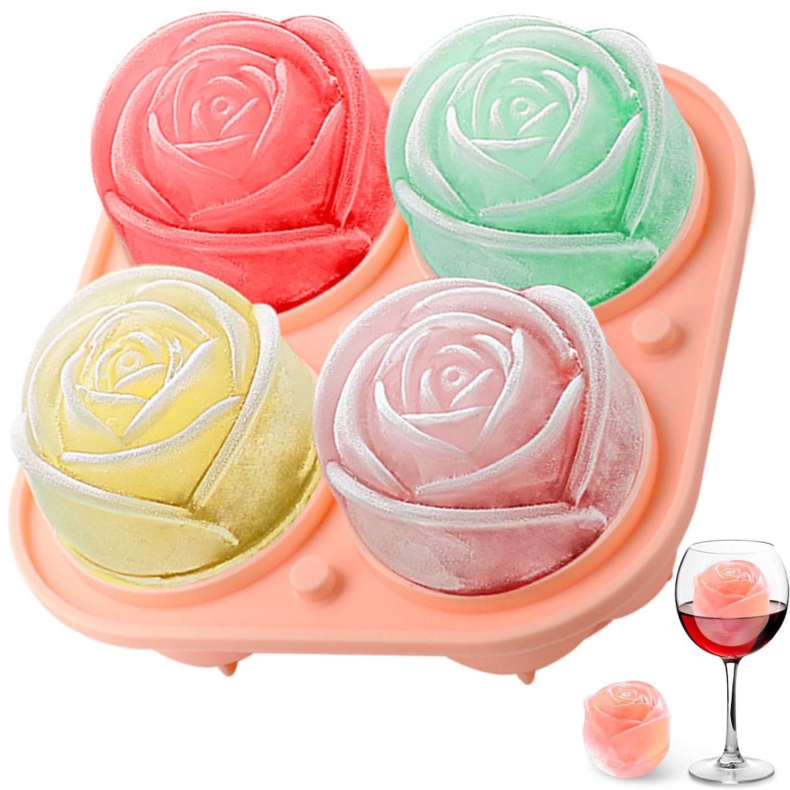 Kitchen Gadgets Baking - Stampi per ghiaccio in silicone a