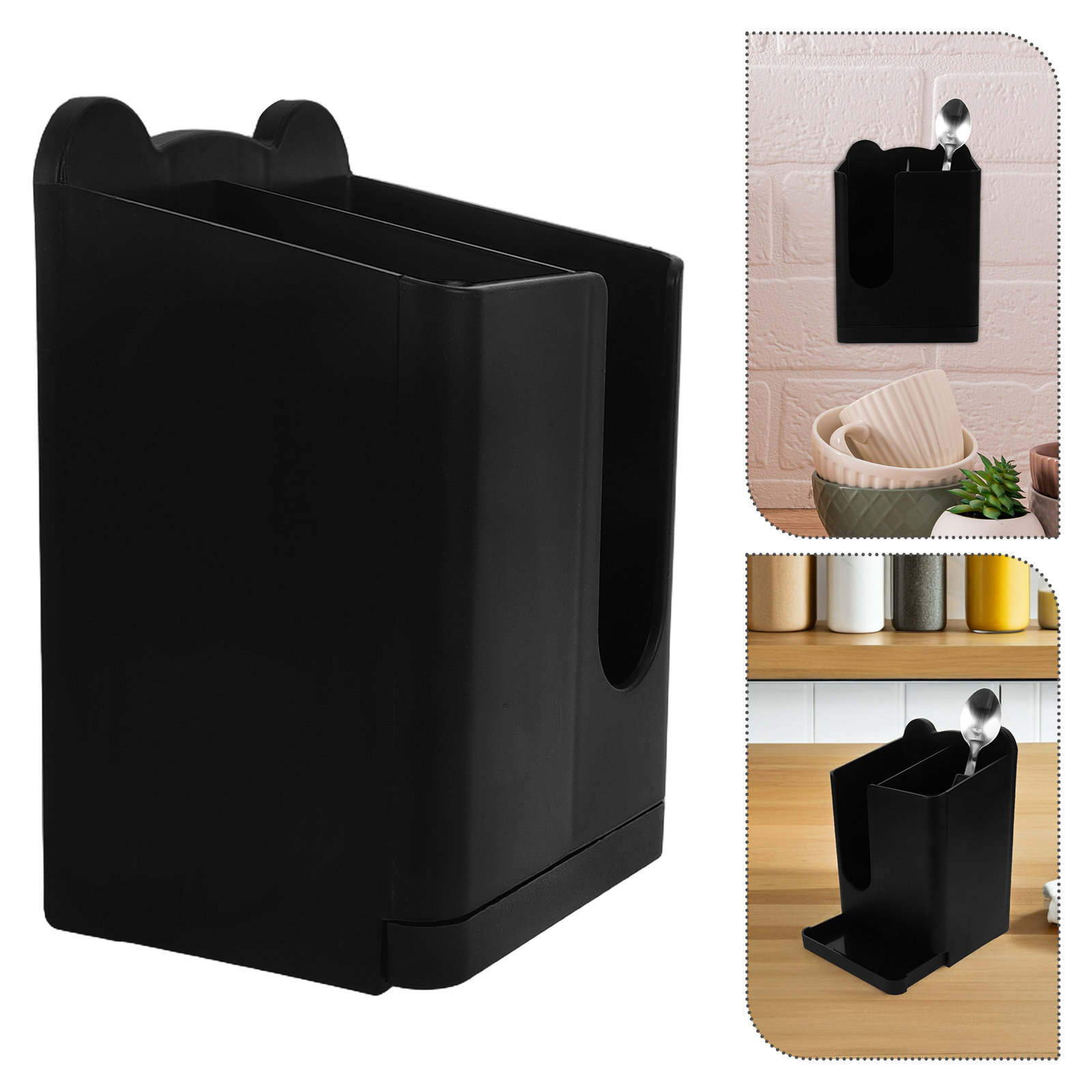 Kitchen Utensil Holder - 2 Pezzi Porta Bacchette e Cucchiai