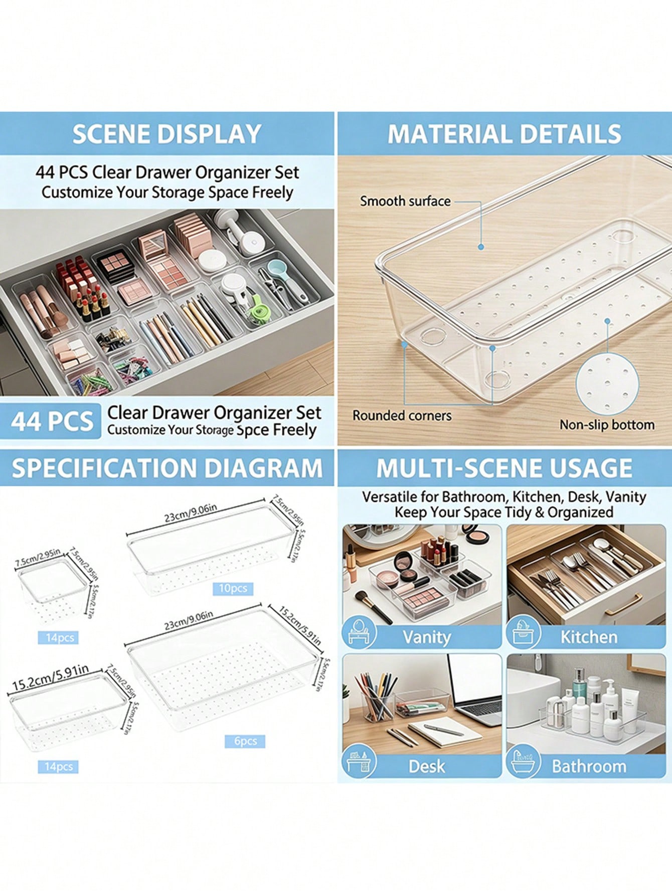 Set di 13/25/44 organizer tras - Kitchen Gadgets And Utensils recensione e prezzo