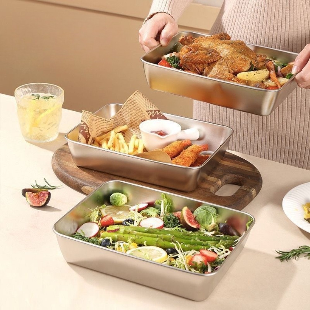 Vassoio da portata in acciaio  - Kitchen Gadgets Organizer recensione e prezzo