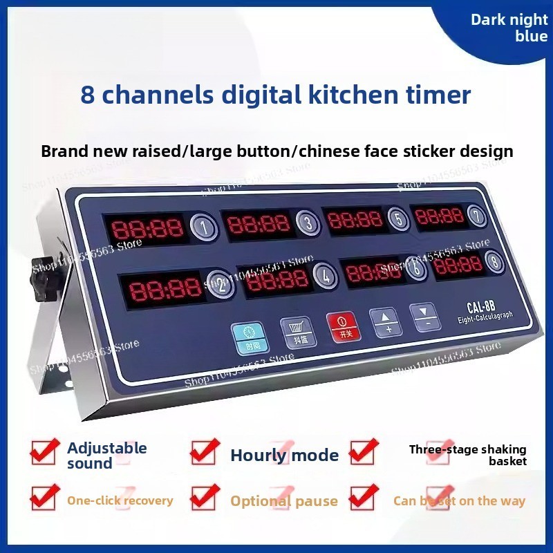 Timer Digitale Commerciale a 8 - Kitchen Timer Digital recensione e prezzo