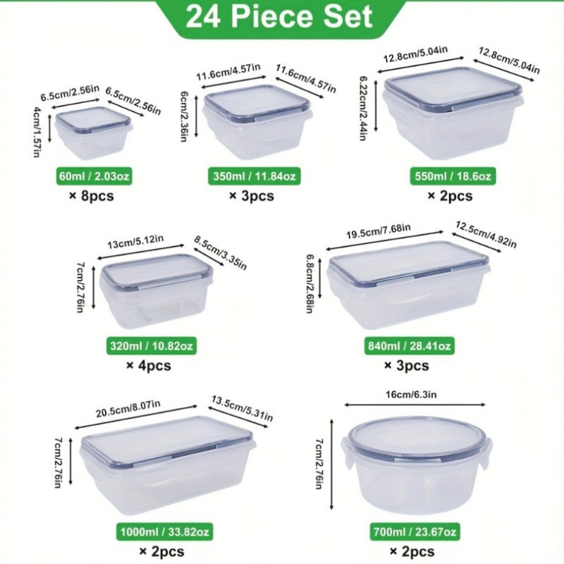 Set di 48 Contenitori per Alim - Kitchen Gadgets Organizer recensione e prezzo